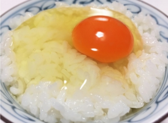タンパク質摂取　卵かけご飯